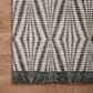Loloi Kenzie 11"6" x 15" Ivory and Charcoal Area Rug, , large