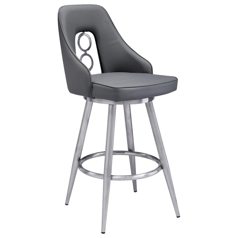 Blue River Ruby 30" Barstool in Grey, , large