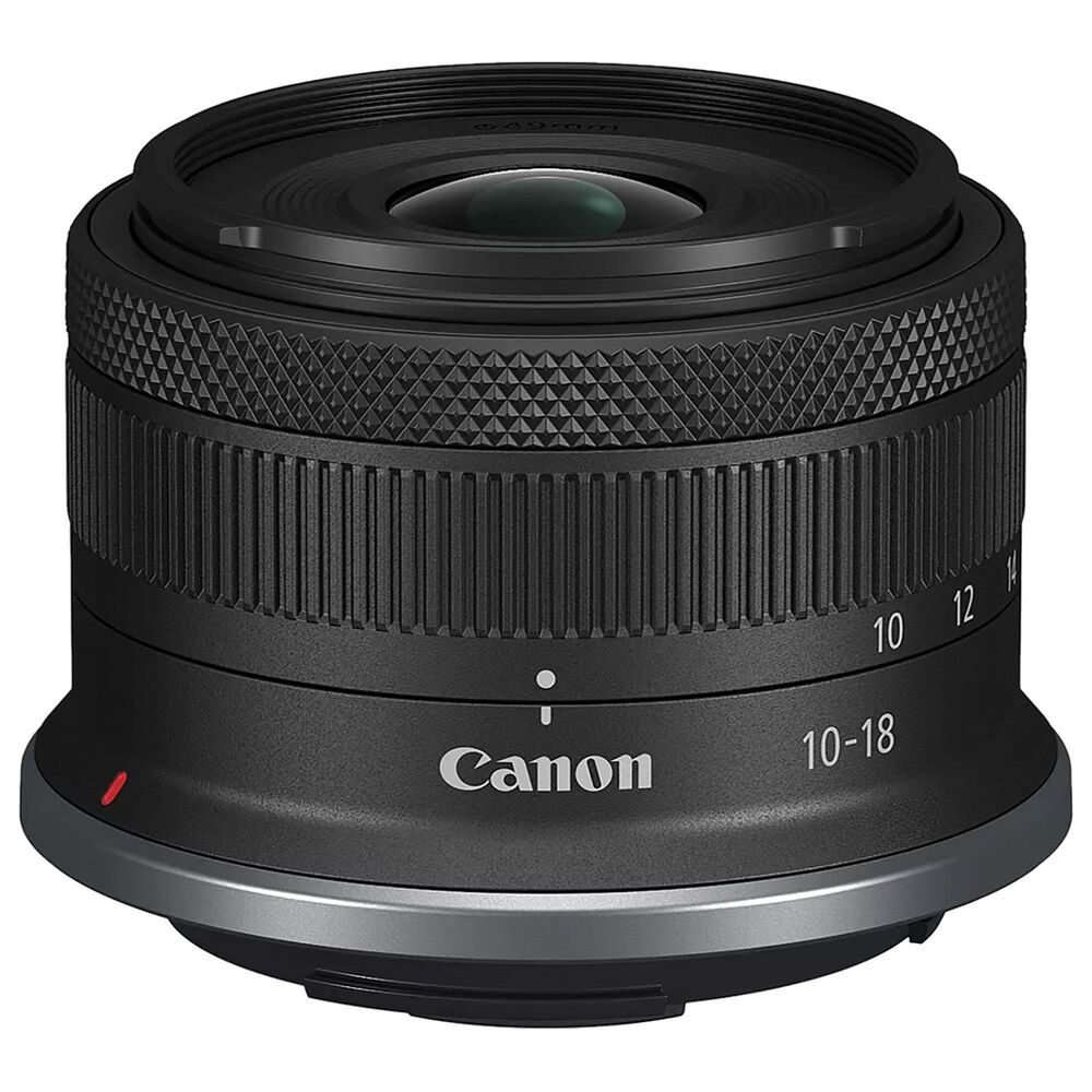 Canon RF-S 10-18mm F4.5-6.3 IS STM Ultra-Wide Angle Zoom Lens in Black, , large