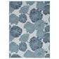 Nourison Garden Oasis Floral Blue 5" x 7" Indoor/Outdoor Area Rug, , large