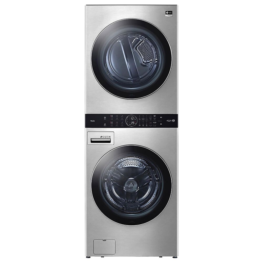 LG SIGNATURE 5.0 Cu. Ft. Front Load Washer and 7.4 Cu. Ft. Electric Dryer Laundry Pair in Stainless Steel, , large