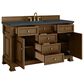 James Martin Vanities Brookfield 60" Single Bathroom Vanity in Honey Oak with 3 cm Charcoal Soapstone Quartz Top and Rectangular Sink, , large