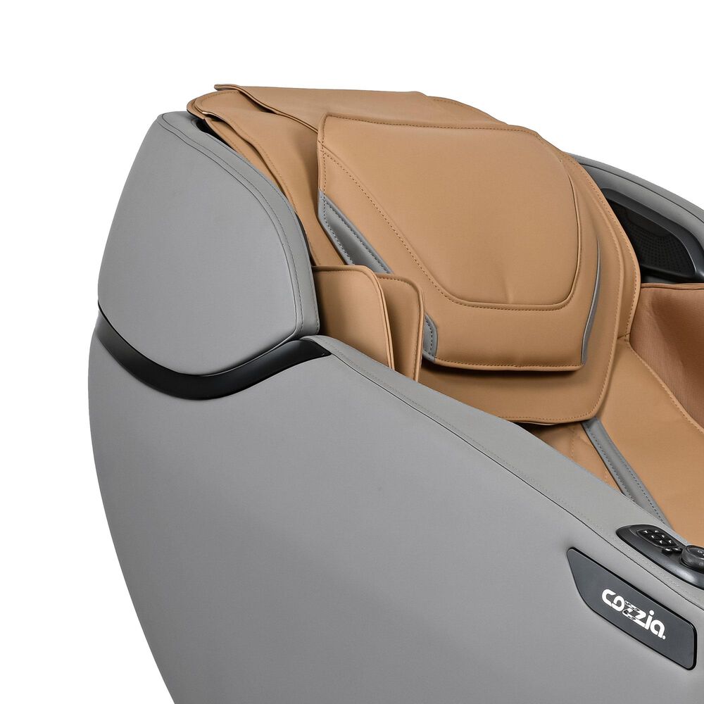 Cozzia Zen XE Power Massage Chair in Cappuccino and Grey, , large