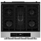 KitchenAid 2-Piece Kitchen Package with 5 Cu. Ft. Smart Slide-in Gas Range and 1.1 Cu. Ft. Multifunction Over-the-Range Microwave Oven in PrintShield Stainless Steel, , large