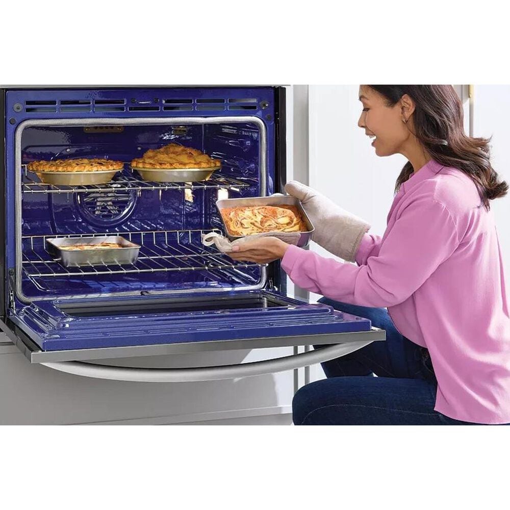 LG 2-Piece Kitchen Package with Print Proof Stainless Steel 4.7 Cu. Ft. Smart Single Wall Oven and Black 30" Electric Cooktop, , large