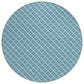 Dalyn Rug Company York 8" Round Sky Blue Indoor/Outdoor Area Rug, , large