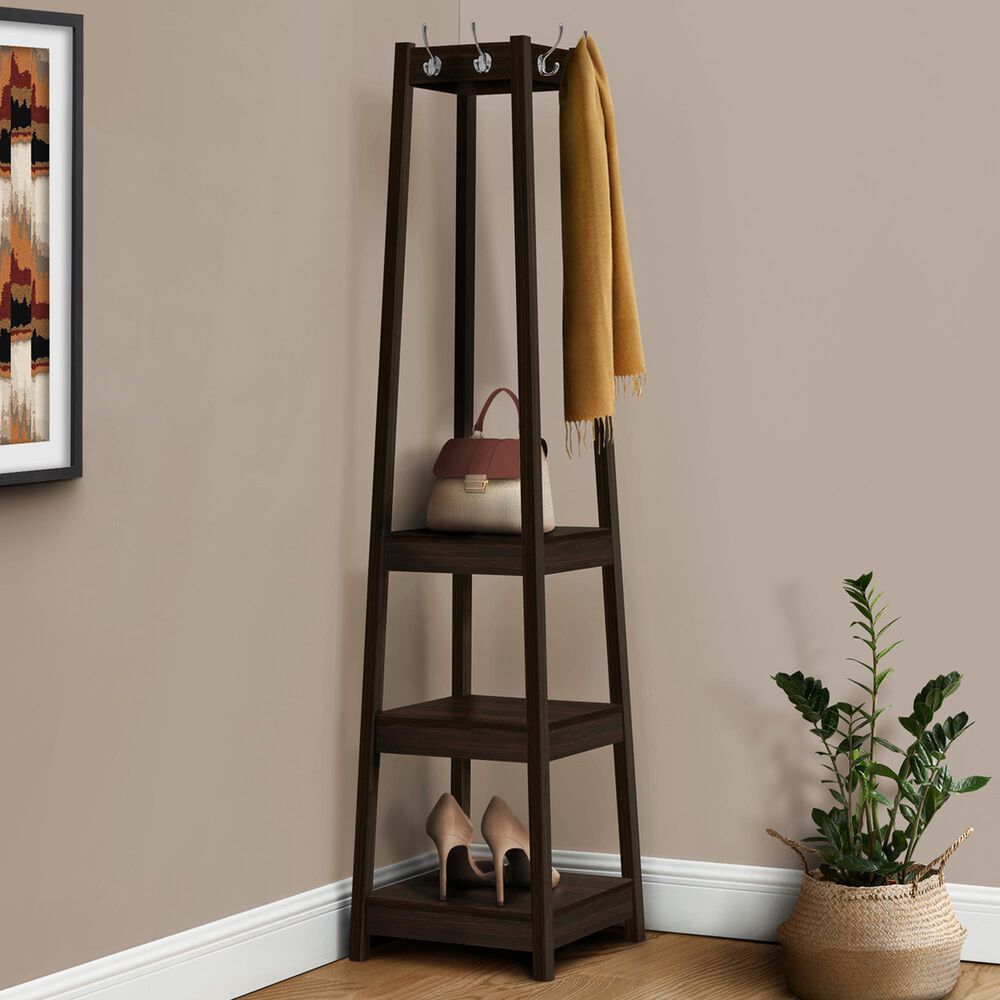 Monarch Specialties 72" Coat Rack in Espresso, , large
