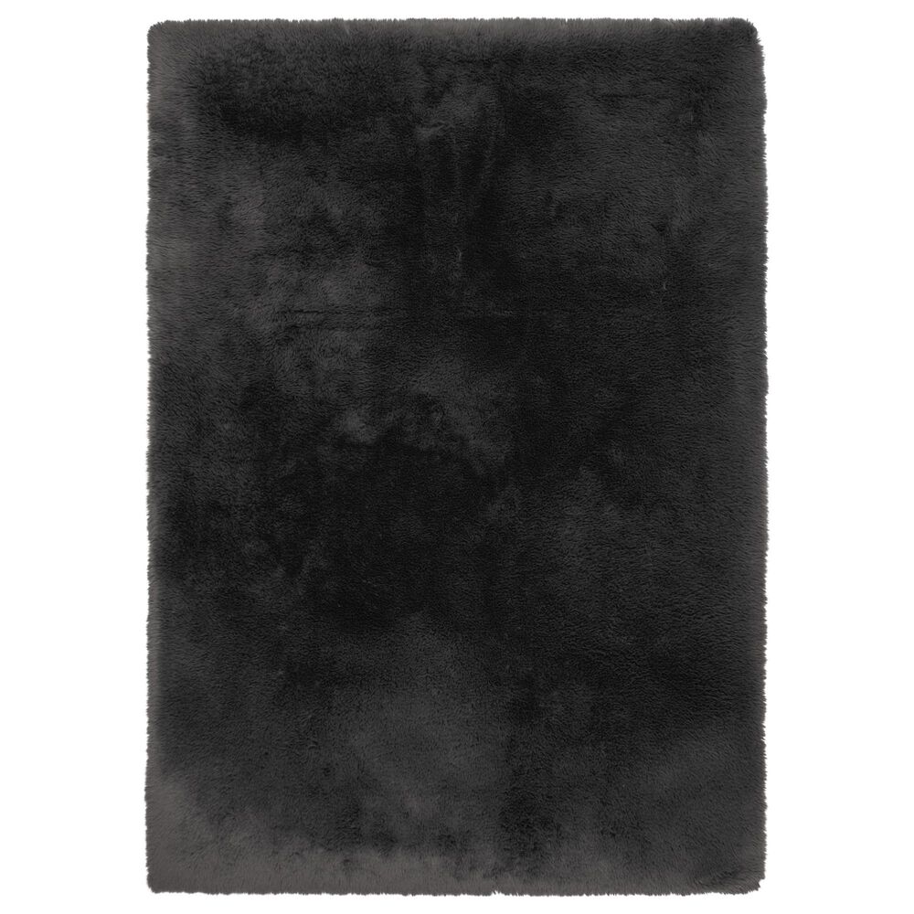 Central Oriental Belgian Black 7"6" x 9"6" Area Rug, , large