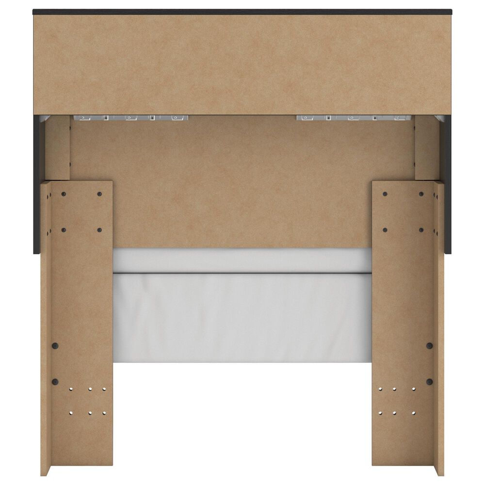 Ashley Broachmyn Twin Bookcase Bed in Black and Gray, , large