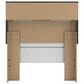 Ashley Broachmyn Twin Bookcase Bed in Black and Gray, , large