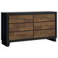 Ashley Kraeburn Dresser and Mirror in Black and Brown, , large