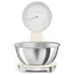SMEG 50"s Retro Style Kitchen Scale in Cream and Chrome, , large