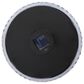 Hearth and Haven Outdoor Side Table with Built-In Solar Battery in Black, , large