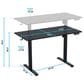 Rta Products Llc Vega Electric Standing Desk in Black, , large
