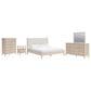 Ashley Cadmori 5 Piece King Platform Bedroom Set in Brown and White, , large
