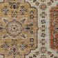 Dalyn Rug Company Silk Road Linen, Mocha, Copper, Gold and Sky 8" Round Area Rug, , large