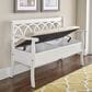 Parkerville Furniture Line Storage Bench in White, , large