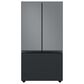 Samsung Bespoke Bespoke 3-Door French Door Refrigerator Bottom Panel in Matte Black Steel, , large