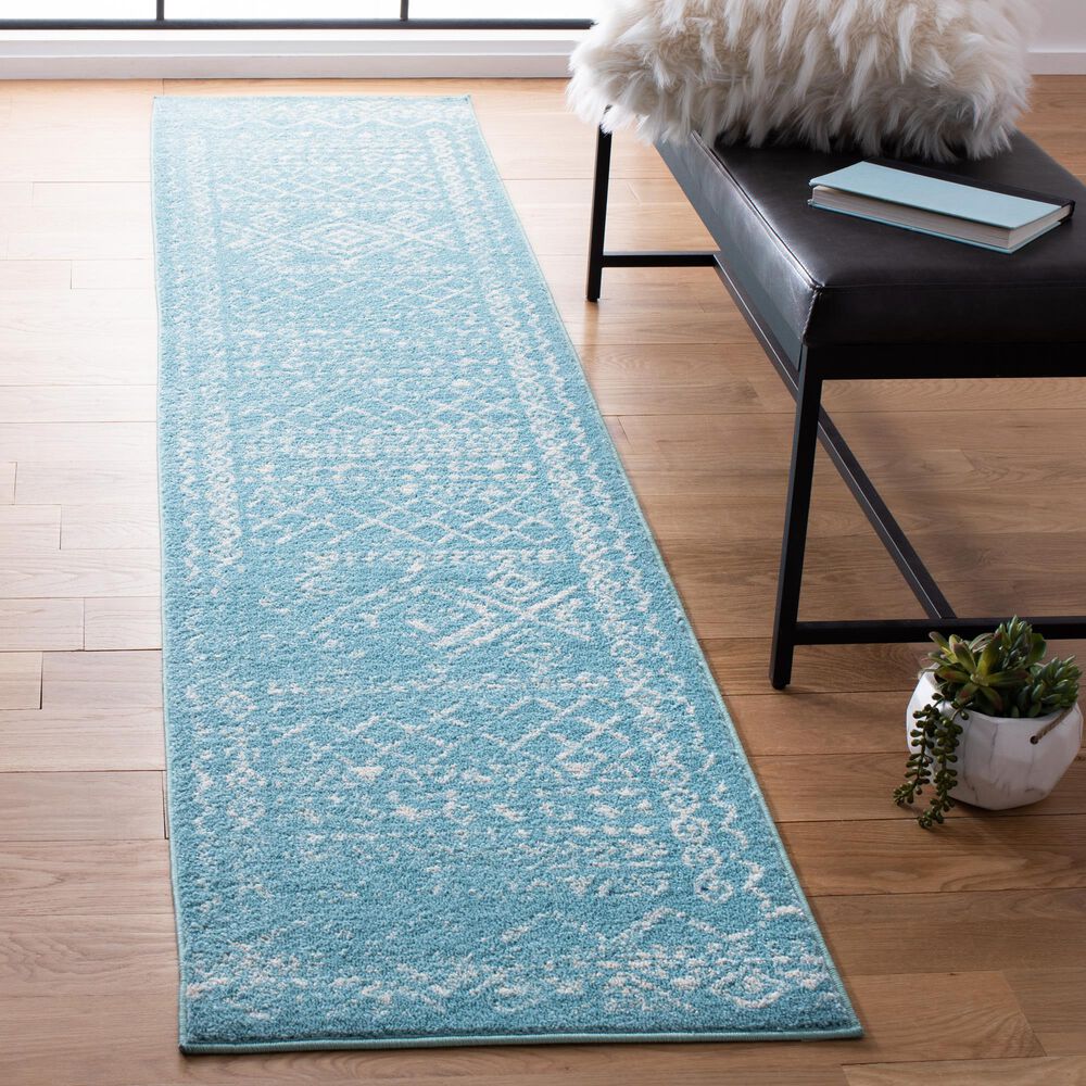 Safavieh Tulum 2&#39; x 9&#39; Turquoise  Runner, , large