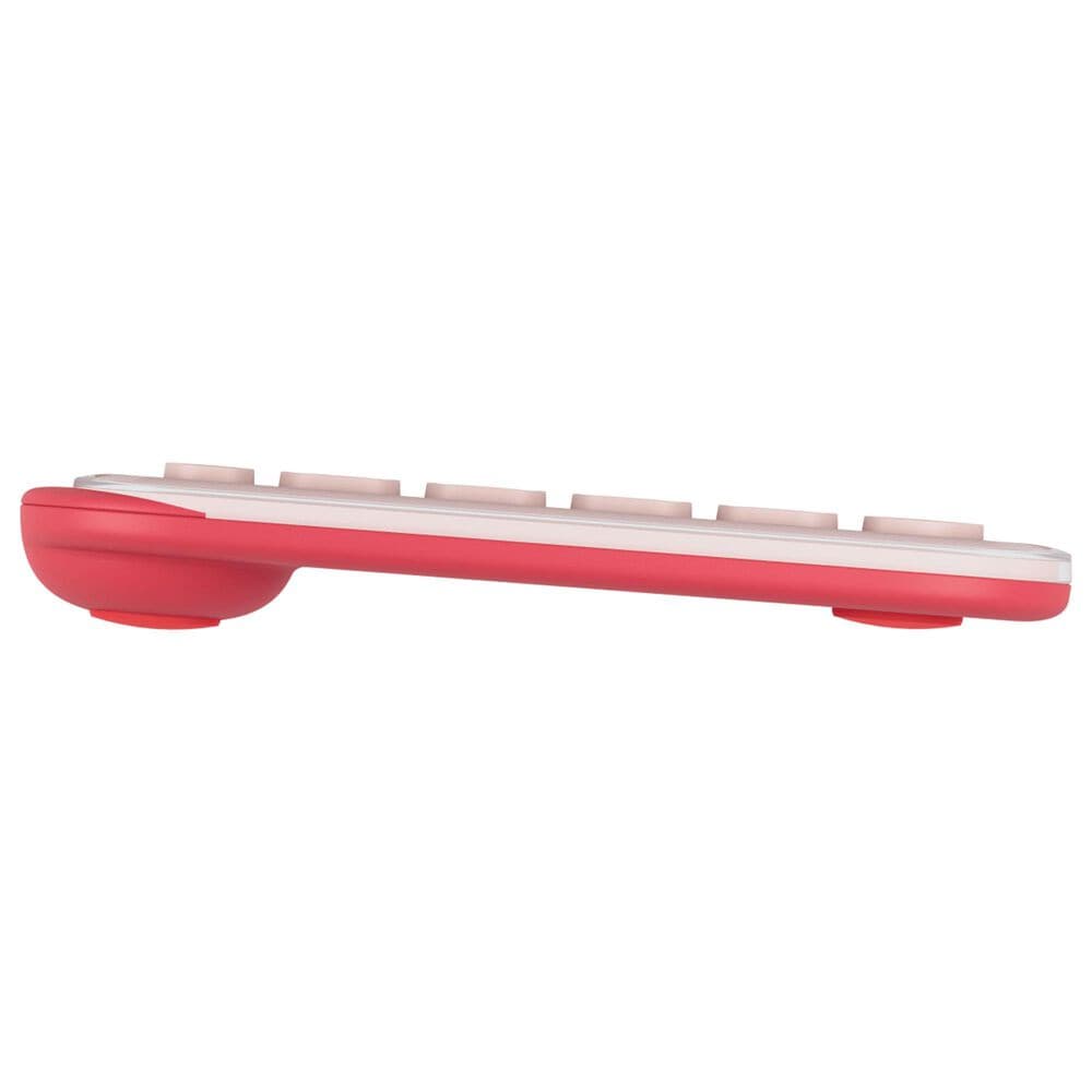 Logitech POP Icon Keys Wireless Bluetooth Keyboard in Rose and Off White, , large