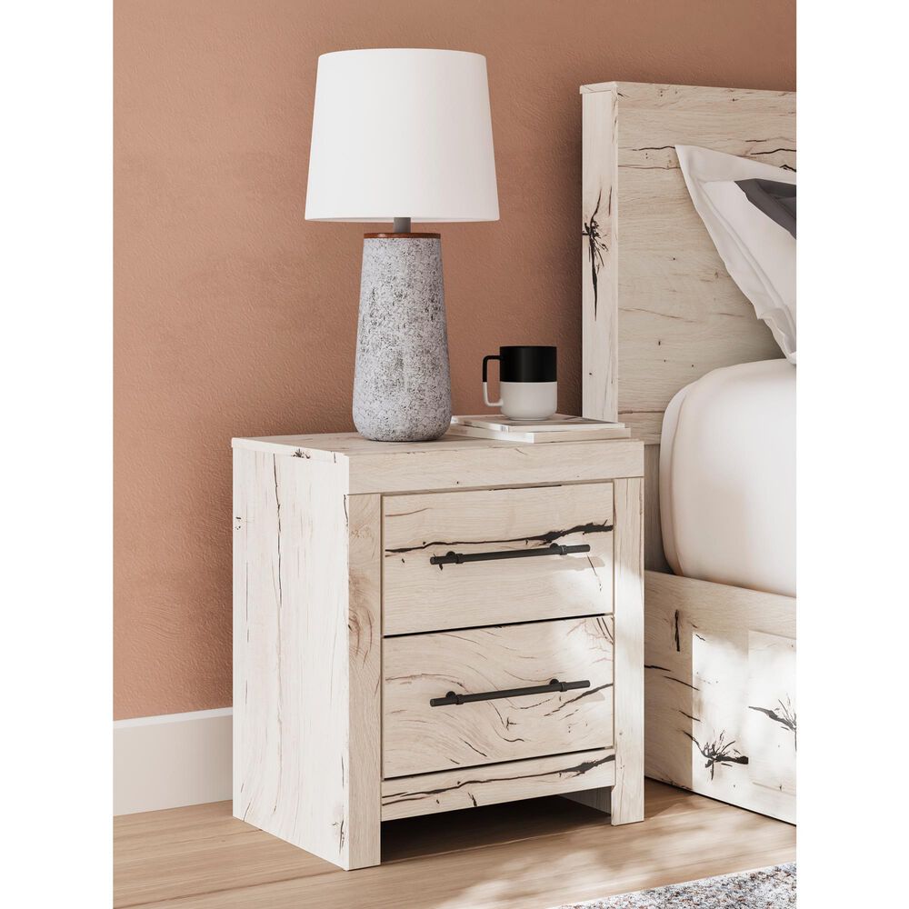 Ashley Lawroy 2-Drawer Nightstand in Light Natural, , large