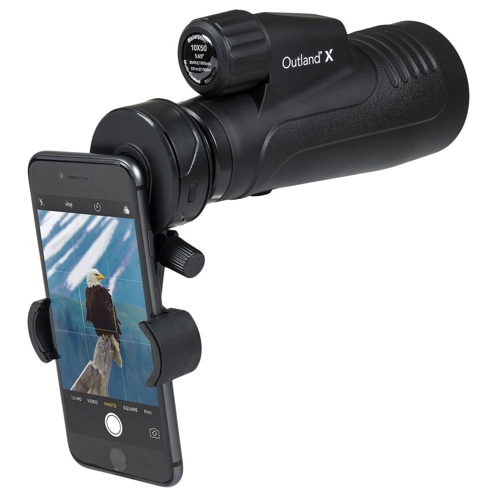 Celestron Outland X 10x50 Monocular w/ Smartphone Adapter, , large