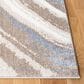 Safavieh Cyrus Shag CYR126A 2"2" x 9" Ivory and Grey Runner, , large