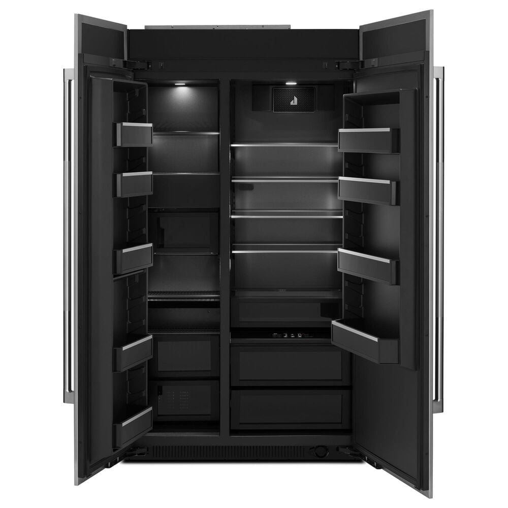 JennAir 29.2 Cu. Ft. Panel Ready Counter Depth Built-In Side by Side Refrigerator in Stainless Steel, , large