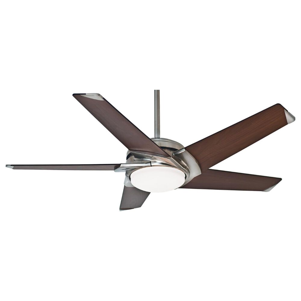 Hunter Stealth DC 54&quot; Ceiling Fan with LED Light in Brushed Nickel, , large