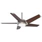 Hunter Stealth DC 54" Ceiling Fan with LED Light in Brushed Nickel, , large