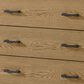 Eastern Shore Newport 6-Drawer Dresser in Natural Oak and Matte Black, , large
