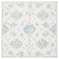 Safavieh Micro-Loop Oriental 5" Square Ivory and Grey Area Rug, , large
