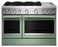 KitchenAid 48" Dual Fuel Freestanding Range with Griddle in Cardamom, , large
