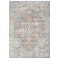 Nourison Astra Machine Washable ASW12 7"10" x 10" Denim and Multicolor Area Rug, , large