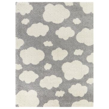 Balta Rugs Clouds 3"11" x 5"7" Grey Kids Area Rug, , large