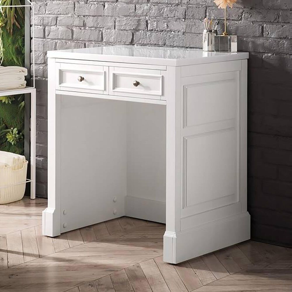 James Martin Vanities De Soto 30" Countertop Unit Base in Bright White, , large