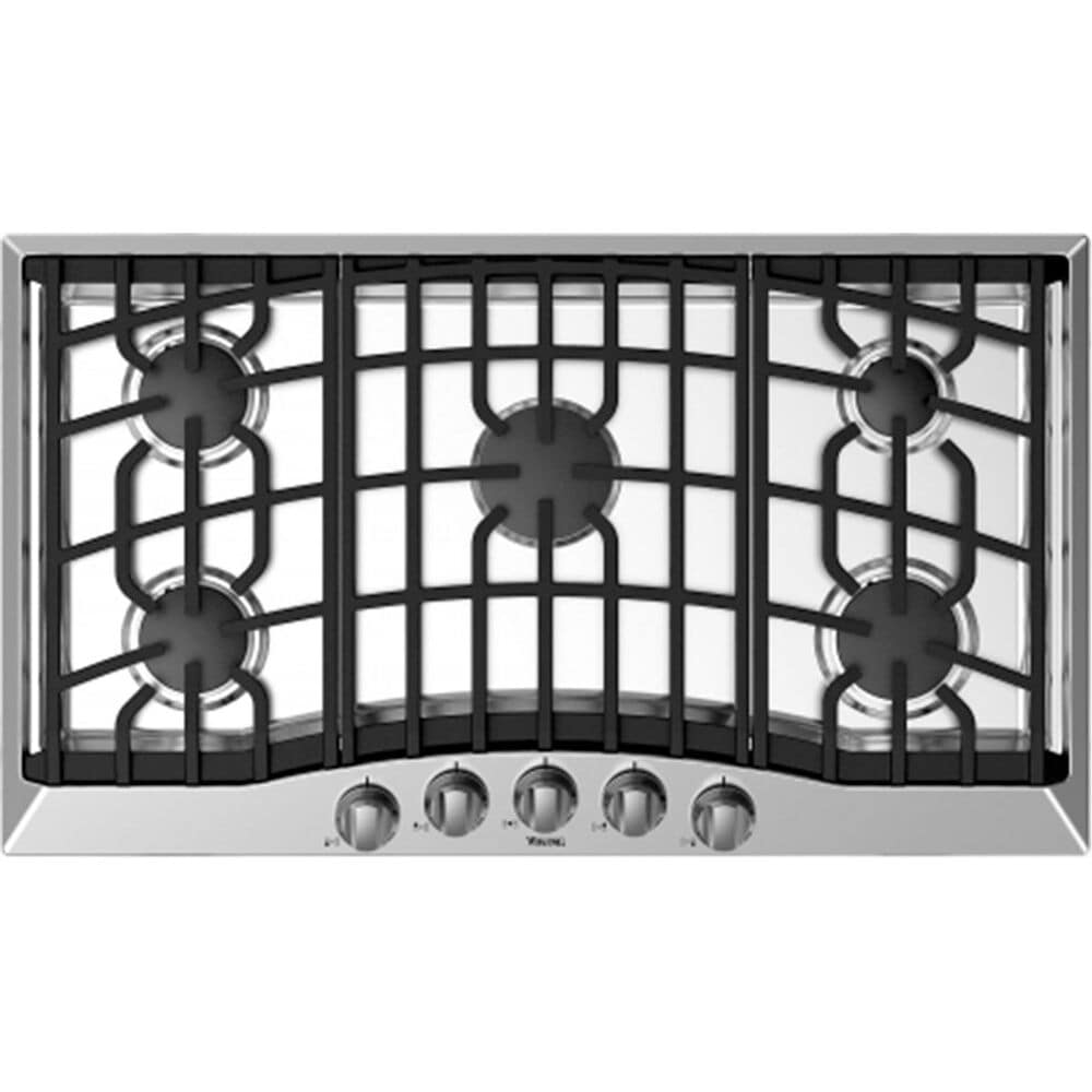 Viking Range 36" Gas Cooktop with 5 Burners in Stainless Steel, , large