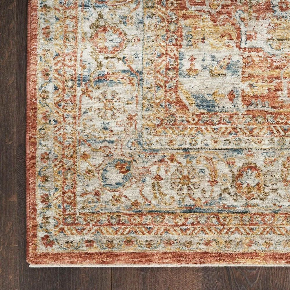 Nourison Sahar 2&#39;3&quot; x 10&#39;2&quot; Ivory and Multicolor Runner, , large