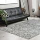 Radici USA Livigno Damask 5"3" x 7"3" Grey Area Rug, , large