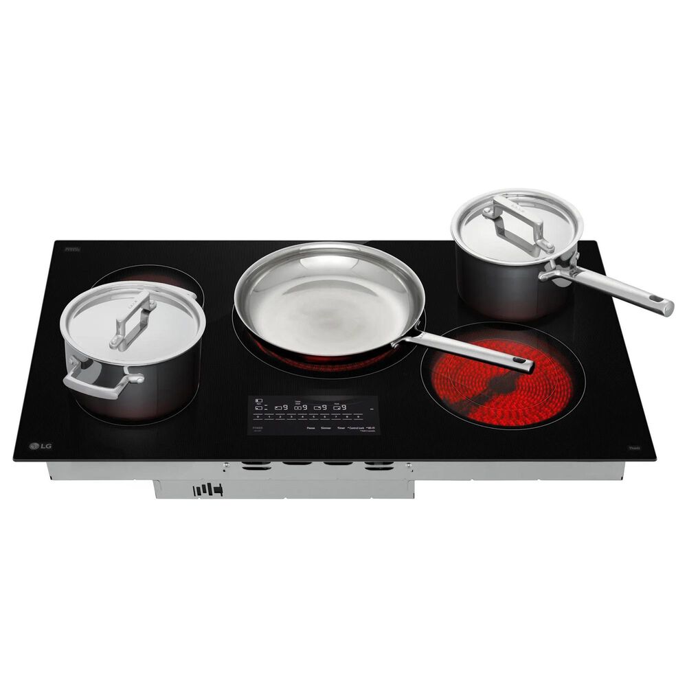 LG 36&quot; Electric Cooktop with UltraHeat in Black, , large