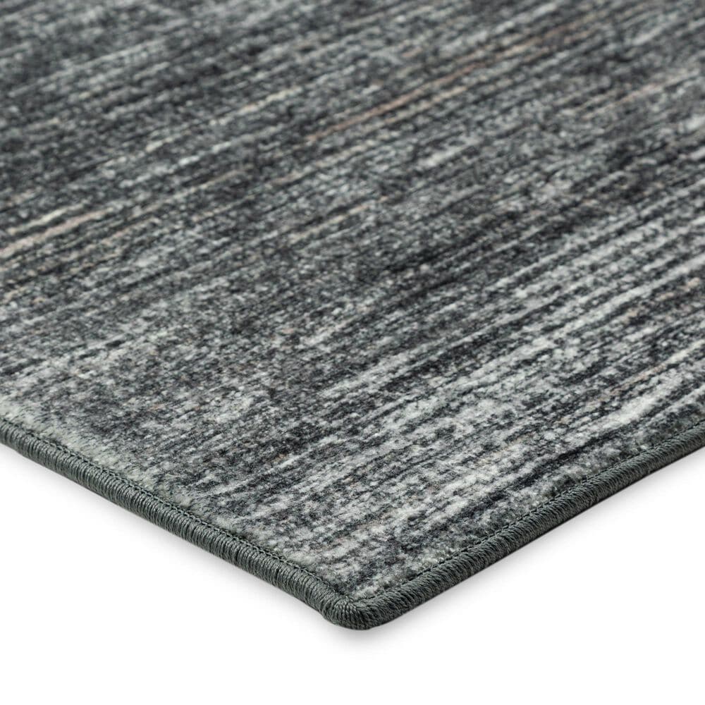 Dalyn Rug Company Ciara 2&#39;6&quot; x 12&#39; Charcoal Indoor/Outdoor Runner, , large