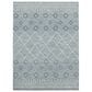 Amer Rugs Berlin 8" x 10" Blue and White Area Rug, , large