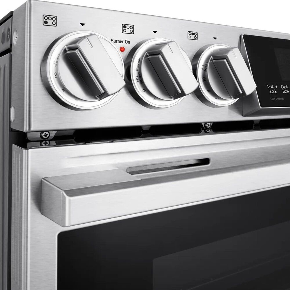 LG Studio 7.3 Cu. Ft. Double Oven Induction Slide-in Range in PrintProof Stainless Steel, , large