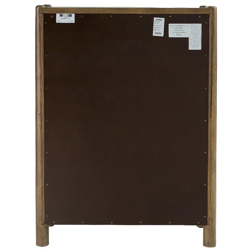 Riverside Furniture Henderson 5 Piece King Platform Panel Bedroom Set in Toasted Pecan, , large