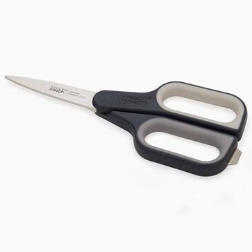 Joseph Joseph PlusCut Scissors with Integrated Box Cutter in Grey, , large