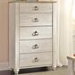 Ashley Willowton 5 Drawer Chest in White Washed, , large