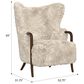 Golden Wave Furniture Micah Accent Chair in Cream, , large