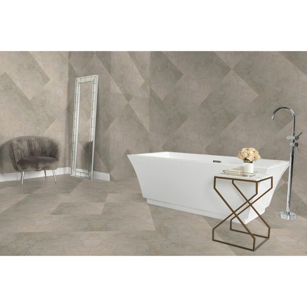 Dal-Tile Haddonstone Dawn Rectangle Cross Cut 12&quot; x 24&quot; Porcelain Tile, , large