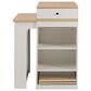 HOMLUX 60" Kitchen Island in White, , large