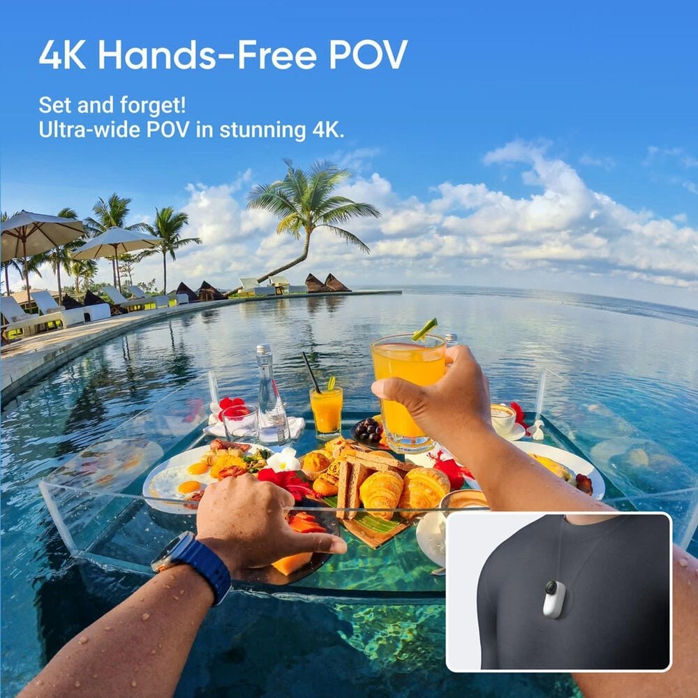 Insta360 GO 3S Standard Bundle 64 GB Action Camera in Arctic White, , large